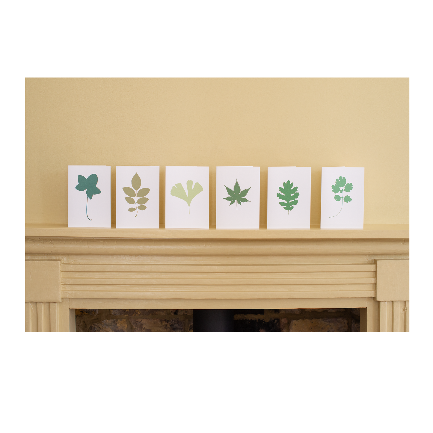 The Botanical Leaf Collection - Six Screenprinted Greetings Cards