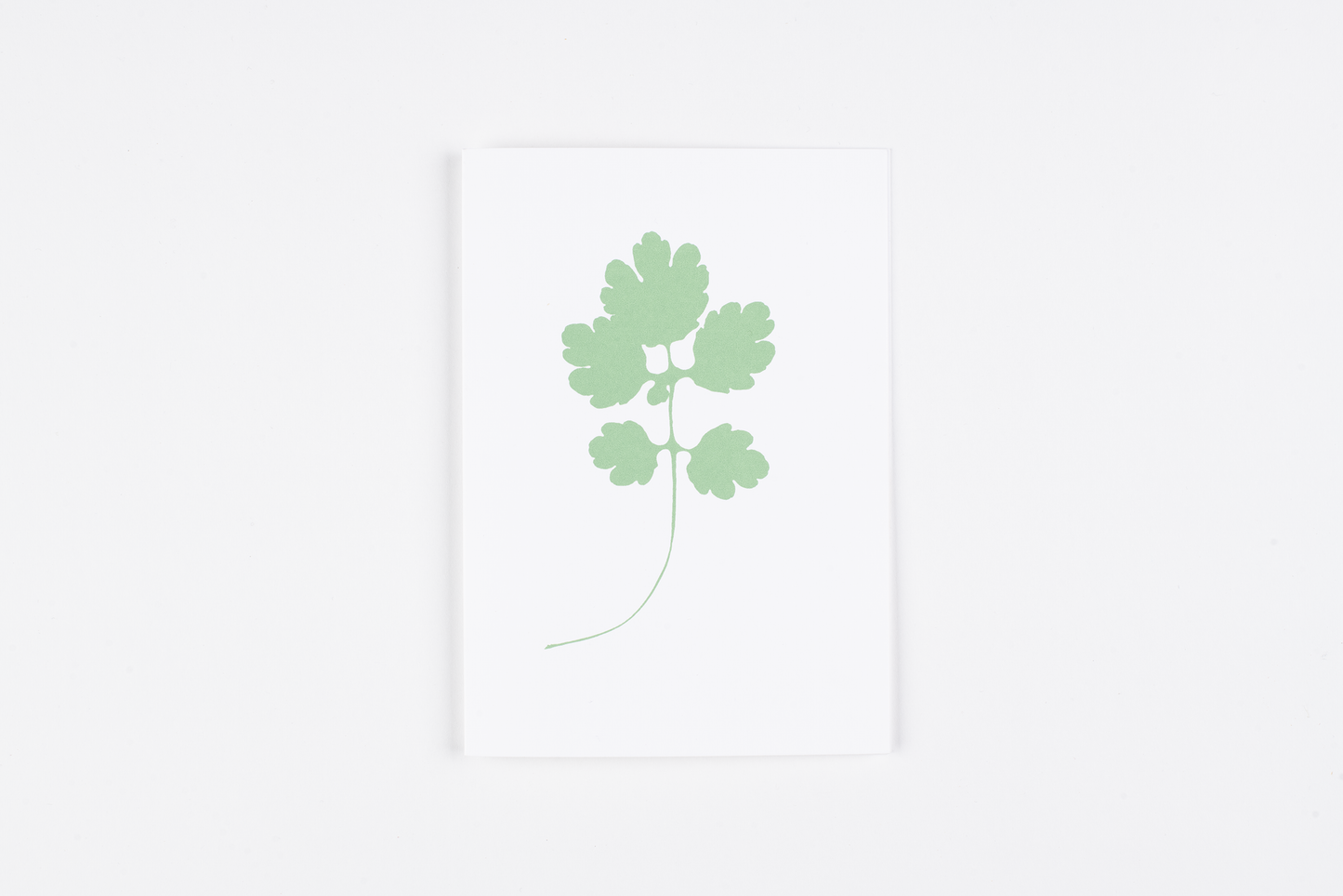 "Greater Celandine Leaf" Greetings Card