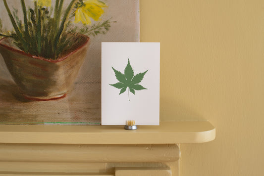 "Acer Leaf" Greetings Card